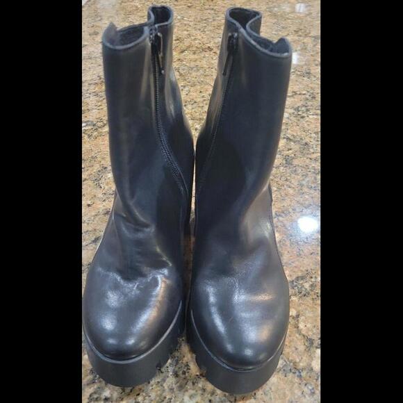 FRED SEGAL FEET Stella Black Leather Booties Women's Ankle Boot Shoes 36 6 $598 - Picture 15 of 15